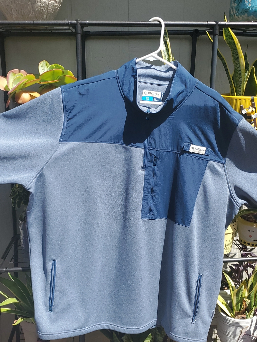 Big &Tall 3XL Magellan Outdoors Gray and Navy Jacket